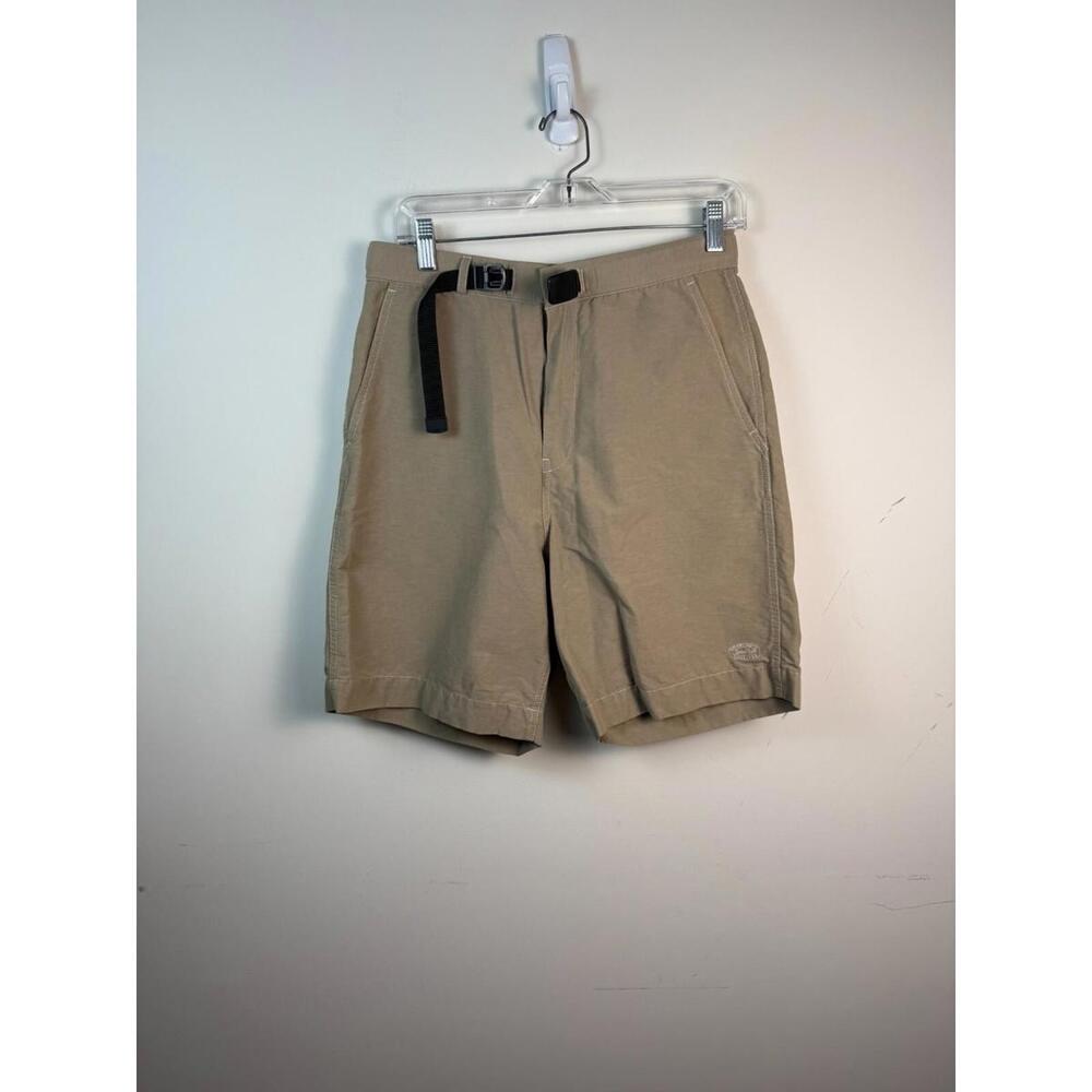 Flat Front Brown and Tan Shorts with Relaxed Fit